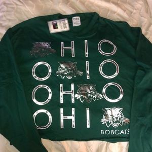 Ohio bobcats PINK long sleeve shirt